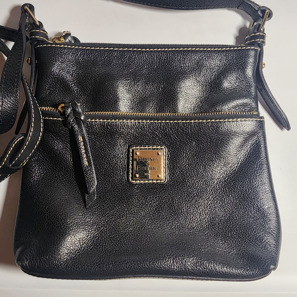 Dooney & Bourke Black Leather Crossbody Bag